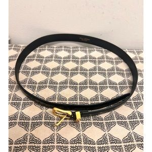 Nili Lotan Louise belt Croc embossed calfskin. Size 85